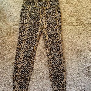 J. Crew leopard print leggings